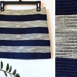 GONE - Loft Striped Textured Skirt